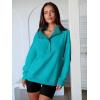 imageANRABESS Womens Oversized Sweatshirt Long Sleeve Henley Pullover Tops 2025 Fall Casual Button Loose Fit Teens Fashion OutfitsLake Green