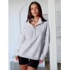 imageANRABESS Womens Oversized Sweatshirt Long Sleeve Henley Pullover Tops 2025 Fall Casual Button Loose Fit Teens Fashion OutfitsLight Grey