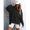 imageANRABESS Womens Oversized Sweatshirts Long Sleeve Tunic Shirts V Neck Loose Pullover Tops 2025 Trendy Fall Teen Girls OutfitBlack