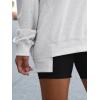 imageANRABESS Womens Oversized Sweatshirts Long Sleeve Tunic Shirts V Neck Loose Pullover Tops 2025 Trendy Fall Teen Girls OutfitLight Grey