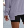 imageANRABESS Womens Oversized Sweatshirts Long Sleeve Tunic Shirts V Neck Loose Pullover Tops 2025 Trendy Fall Teen Girls OutfitLight Purple