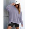 imageANRABESS Womens Oversized Sweatshirts Long Sleeve Tunic Shirts V Neck Loose Pullover Tops 2025 Trendy Fall Teen Girls OutfitLight Purple