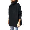 imageANRABESS Womens Oversized Turtleneck Batwing Sleeve Spilt Casual Loose Knit Tunic Pullover Sweater Tops 2025 Fall OutfitsBlack