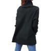 imageANRABESS Womens Oversized Turtleneck Batwing Sleeve Spilt Casual Loose Knit Tunic Pullover Sweater Tops 2025 Fall OutfitsBlack