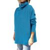 imageANRABESS Womens Oversized Turtleneck Batwing Sleeve Spilt Casual Loose Knit Tunic Pullover Sweater Tops 2025 Fall OutfitsLake