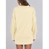 imageANRABESS Womens Sweatshirts Oversized Casual Loose Button Up Henley Pullover Top High Low Split 2025 Fall Fashion OutfitsBeige