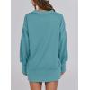 imageANRABESS Womens Sweatshirts Oversized Casual Loose Button Up Henley Pullover Top High Low Split 2025 Fall Fashion OutfitsLake Green