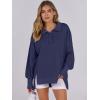 imageANRABESS Womens Sweatshirts Oversized Casual Loose Button Up Henley Pullover Top High Low Split 2025 Fall Fashion OutfitsNavy Blue