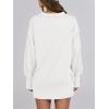 imageANRABESS Womens Sweatshirts Oversized Casual Loose Button Up Henley Pullover Top High Low Split 2025 Fall Fashion OutfitsWhite