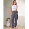 imageANRABESS Womens Wide Leg Palazzo Capri Pants 2025 Summer Casual Loose High Waisted Lounge Flowy Cropped Beach Work TrousersGrey
