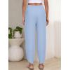 imageANRABESS Womens Wide Leg Palazzo Capri Pants 2025 Summer Casual Loose High Waisted Lounge Flowy Cropped Beach Work TrousersLight Blue