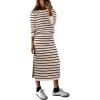 imageANRABESS 2 Piece Skirts Sets For Women Fall Fashion 2025 Striped Sweater Midi Dress Knit Lounge Travel Outfits Winter ClothesBeige Black
