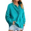 imageANRABESS Womens Oversized Sweatshirt Long Sleeve Henley Pullover Tops 2025 Fall Casual Button Loose Fit Teens Fashion OutfitsLake Green