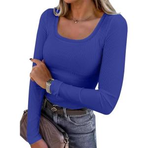 imageANRABESS Womens Long Sleeve Shirts Scoop Neck Ribbed Knit Slim Fitted Tops Casual Basic Tee 2025 Fall Fashion Outfits ClothesRoyal Blue