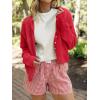 imageANRABESS Cardigan Sweaters for Women Lightweight Button Down Long Sleeve Soft Y2k Trendy Casual 2025 Fall Fashion OutfitsRed