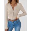 imageANRABESS Long Sleeve Shirts for Women Henley Button Down Tops Ribbed Knit Slim Fit Fall Basic Tee 2025 Casual Trendy ClothesBeige