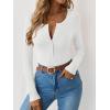 imageANRABESS Long Sleeve Shirts for Women Henley Button Down Tops Ribbed Knit Slim Fit Fall Basic Tee 2025 Casual Trendy ClothesWhite