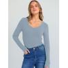 imageANRABESS Long Sleeve Shirts for Women V Neck Ribbed Knit Fitted Fall Basic Tshirts Going Out Tops 2025 Casual Trendy ClothesGrey Blue