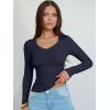 imageANRABESS Long Sleeve Shirts for Women V Neck Ribbed Knit Fitted Fall Basic Tshirts Going Out Tops 2025 Casual Trendy ClothesNavy Blue
