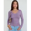 imageANRABESS Long Sleeve Shirts for Women V Neck Ribbed Knit Fitted Fall Basic Tshirts Going Out Tops 2025 Casual Trendy ClothesPurple
