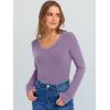 imageANRABESS Long Sleeve Shirts for Women V Neck Ribbed Knit Fitted Fall Basic Tshirts Going Out Tops 2025 Casual Trendy ClothesPurple