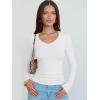 imageANRABESS Long Sleeve Shirts for Women V Neck Ribbed Knit Fitted Fall Basic Tshirts Going Out Tops 2025 Casual Trendy ClothesWhite