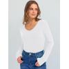 imageANRABESS Long Sleeve Shirts for Women V Neck Ribbed Knit Fitted Fall Basic Tshirts Going Out Tops 2025 Casual Trendy ClothesWhite