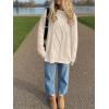imageANRABESS Sweaters for Women Oversized Cable Knit Fall Long Sleeve Crewneck Casual Pullover Sweater Tops 2025 Winter OutfitsApricot