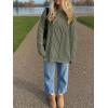 imageANRABESS Sweaters for Women Oversized Cable Knit Fall Long Sleeve Crewneck Casual Pullover Sweater Tops 2025 Winter OutfitsArmy Green