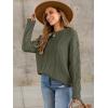 imageANRABESS Sweaters for Women Oversized Cable Knit Fall Long Sleeve Crewneck Casual Pullover Sweater Tops 2025 Winter OutfitsArmy Green