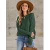 imageANRABESS Sweaters for Women Oversized Cable Knit Fall Long Sleeve Crewneck Casual Pullover Sweater Tops 2025 Winter OutfitsDeep Green