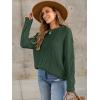 imageANRABESS Sweaters for Women Oversized Cable Knit Fall Long Sleeve Crewneck Casual Pullover Sweater Tops 2025 Winter OutfitsDeep Green