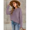 imageANRABESS Sweaters for Women Oversized Cable Knit Fall Long Sleeve Crewneck Casual Pullover Sweater Tops 2025 Winter OutfitsPurple