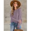 imageANRABESS Sweaters for Women Oversized Cable Knit Fall Long Sleeve Crewneck Casual Pullover Sweater Tops 2025 Winter OutfitsPurple