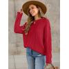 imageANRABESS Sweaters for Women Oversized Cable Knit Fall Long Sleeve Crewneck Casual Pullover Sweater Tops 2025 Winter OutfitsRed