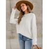 imageANRABESS Sweaters for Women Oversized Cable Knit Fall Long Sleeve Crewneck Casual Pullover Sweater Tops 2025 Winter OutfitsWhite Cream