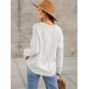 imageANRABESS Sweaters for Women Oversized Cable Knit Fall Long Sleeve Crewneck Casual Pullover Sweater Tops 2025 Winter OutfitsWhite Cream