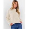 imageANRABESS Women Oversized Chunky Cable Knitted Vintage Sweater 2025 Fall Winter OutfitsBeige