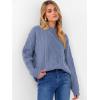 imageANRABESS Women Oversized Chunky Cable Knitted Vintage Sweater 2025 Fall Winter OutfitsBlue