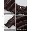 imageANRABESS Women Oversized Chunky Cable Knitted Vintage Sweater 2025 Fall Winter OutfitsCoffee