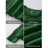 imageANRABESS Women Oversized Chunky Cable Knitted Vintage Sweater 2025 Fall Winter OutfitsGreen