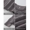 imageANRABESS Women Oversized Chunky Cable Knitted Vintage Sweater 2025 Fall Winter OutfitsNutmeg