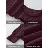 imageANRABESS Women Oversized Chunky Cable Knitted Vintage Sweater 2025 Fall Winter OutfitsWine Red