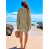 imageANRABESS Women Swimsuit Crochet Swim Cover Up 2025 Summer Bathing Suit Swimwear Mesh Knit Beach Dress Vacation OutfitsKhaki