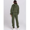 imageANRABESS Womens 2 Piece Outfits Lounge Hoodie Oversized Sweatshirt Jogger Sweatpants Y2K Tracksuit Sweatsuit Set Fall ClothesArmy Green