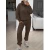 imageANRABESS Womens 2 Piece Outfits Lounge Hoodie Oversized Sweatshirt Jogger Sweatpants Y2K Tracksuit Sweatsuit Set Fall ClothesBrown