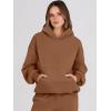 imageANRABESS Womens 2 Piece Outfits Lounge Hoodie Oversized Sweatshirt Jogger Sweatpants Y2K Tracksuit Sweatsuit Set Fall ClothesBurnt Orange Brown