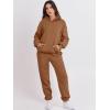 imageANRABESS Womens 2 Piece Outfits Lounge Hoodie Oversized Sweatshirt Jogger Sweatpants Y2K Tracksuit Sweatsuit Set Fall ClothesBurnt Orange Brown