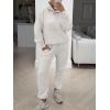 imageANRABESS Womens 2 Piece Outfits Lounge Hoodie Oversized Sweatshirt Jogger Sweatpants Y2K Tracksuit Sweatsuit Set Fall ClothesGrey