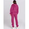 imageANRABESS Womens 2 Piece Outfits Lounge Hoodie Oversized Sweatshirt Jogger Sweatpants Y2K Tracksuit Sweatsuit Set Fall ClothesHot Pink